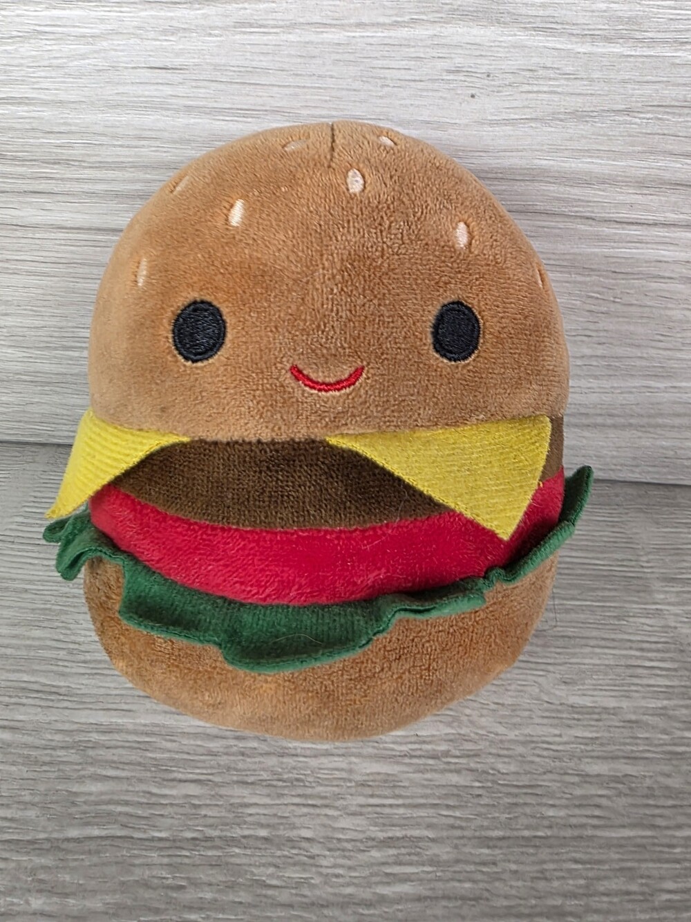 Squishmallows Plush Hamburger 7" Kawaii Character Food SU59